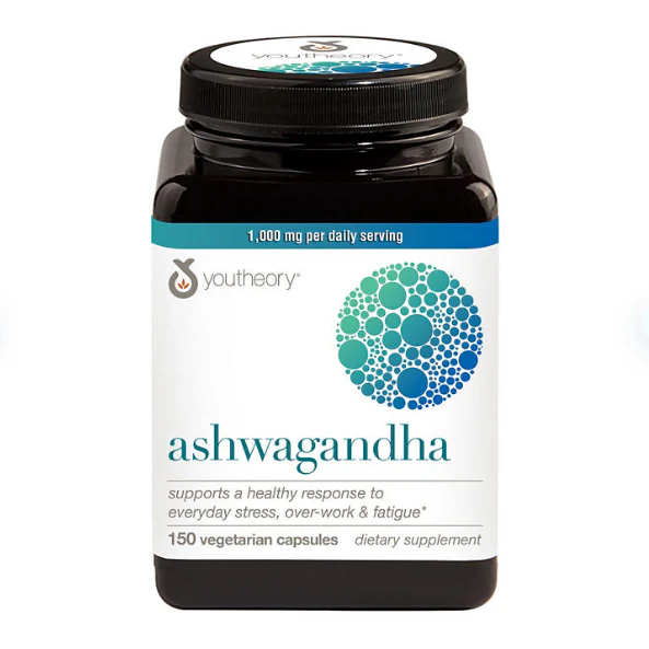 Youtheory Ashwagandha Vegetarian Capsules (1000 mg., 150 ct.)