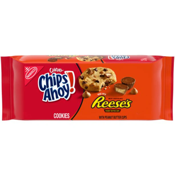 Chips Ahoy! Chewy Chocolate Chip Cookies With Reese'S Peanut Butter Cups, 9.5 Oz