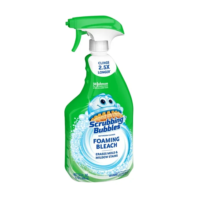 Scrubbing Bubbles Foaming Bleach Bathroom Cleaner, Trigger Bottle, Fresh Scent, 32 oz