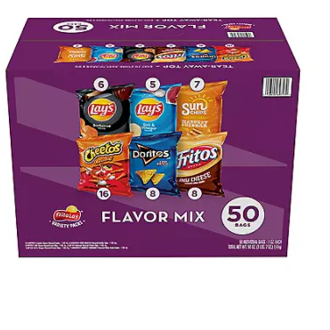 Frito-Lay Flavor Mix Chips and Snacks Variety Pack (50 pk.)