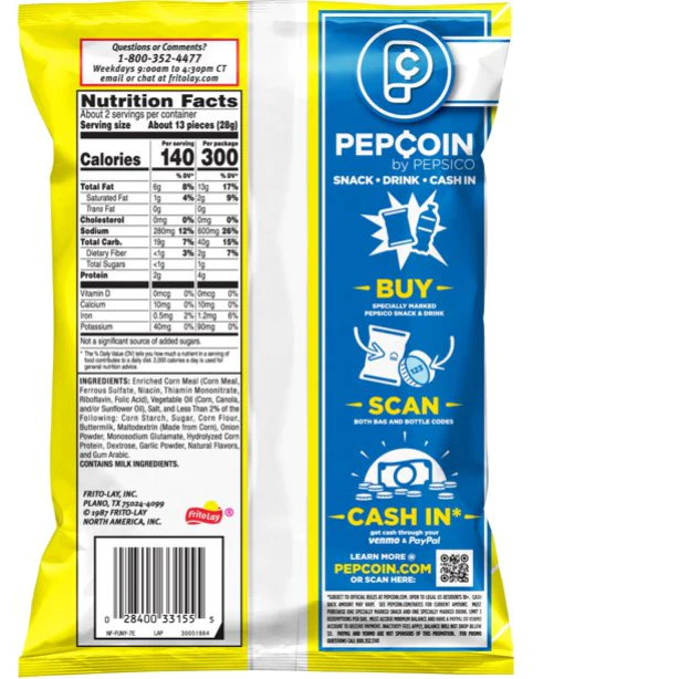 Funyuns Onion Flavored Rings 2.0oz