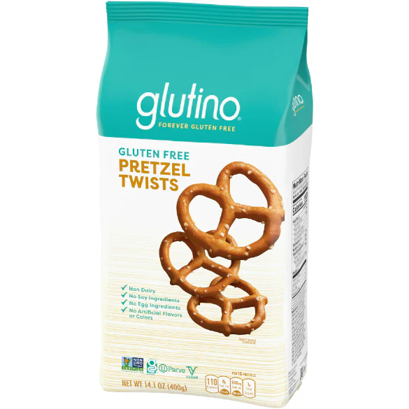 Gluten Free by Glutino Pretzel Twists, Delicious Everyday Snack, Salted, 14.1 Ounce