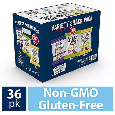 SkinnyPop Popcorn Variety Snack Pack (36 pk.)
