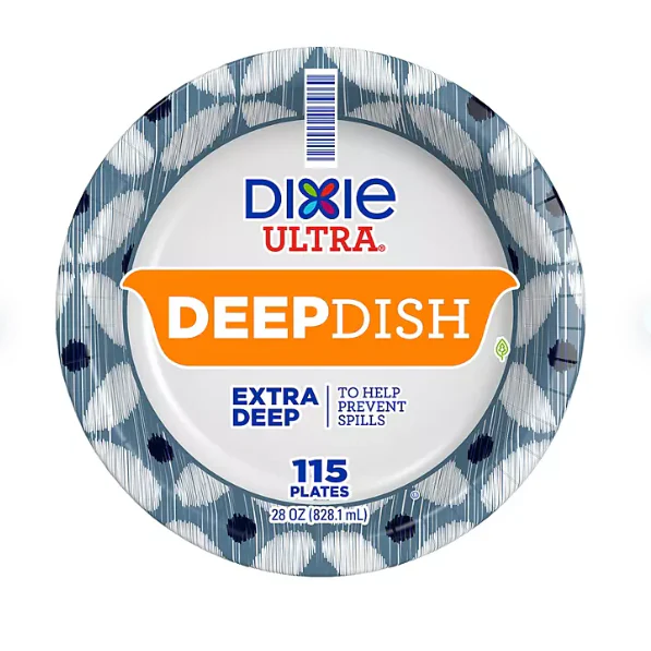 Dixie Ultra Extra Deep Dish Paper Plate (28 oz., 115 ct.)