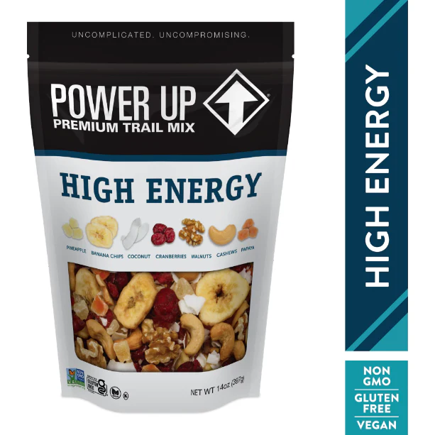 Power Up High Energy Trail Mix 14oz, Gluten-Free, Vegan, Non-GMO