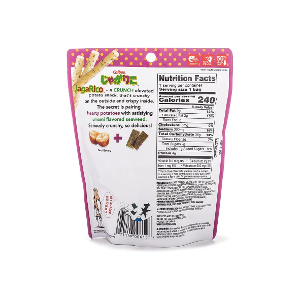Calbee Jagarico Umami Seaweed 52 g