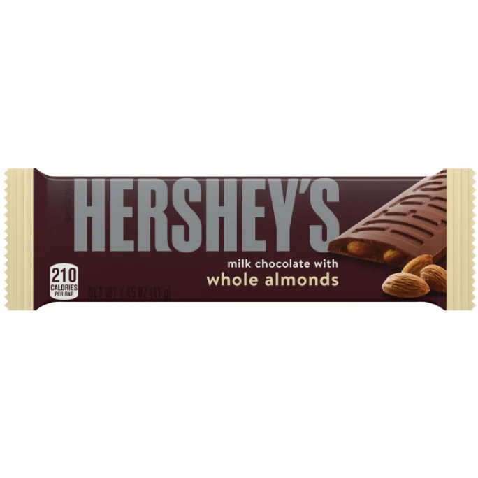 Hershey's Milk Chocolate Bar with Almonds 1.45oz