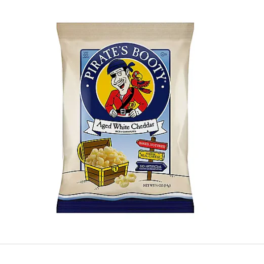 Pirate's Booty Aged White Cheddar 0.5 oz