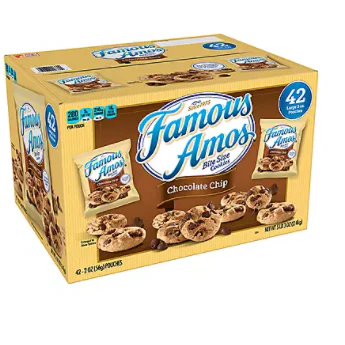Famous Amos Chocolate Chip Cookies (2 oz., 42 ct.)