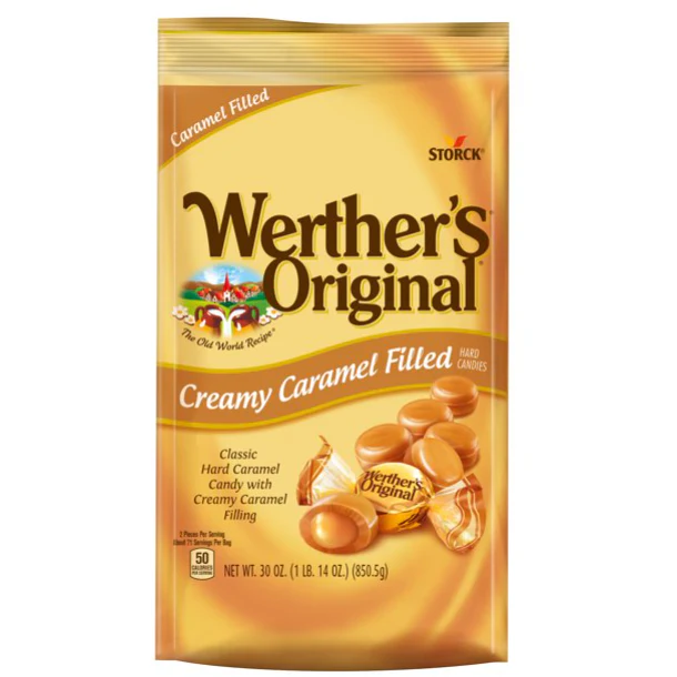 Werthers Original Creamy Caramel Filled Candy, 30 Oz