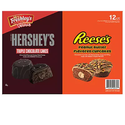 Mrs. Freshley's Deluxe Cupcakes Variety Pack (48 oz.)