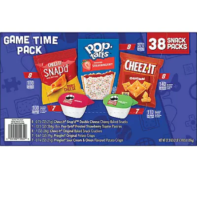 Kellogg's Game Time Snacks, Variety Pack (38 pk.)