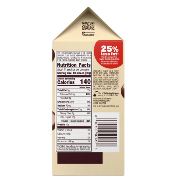 WHOPPERS, Malted Milk Balls Candy, 12 oz, Carton