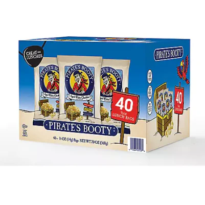 Pirate's Booty Aged White Cheddar Puffs (0.5oz / 40pk)