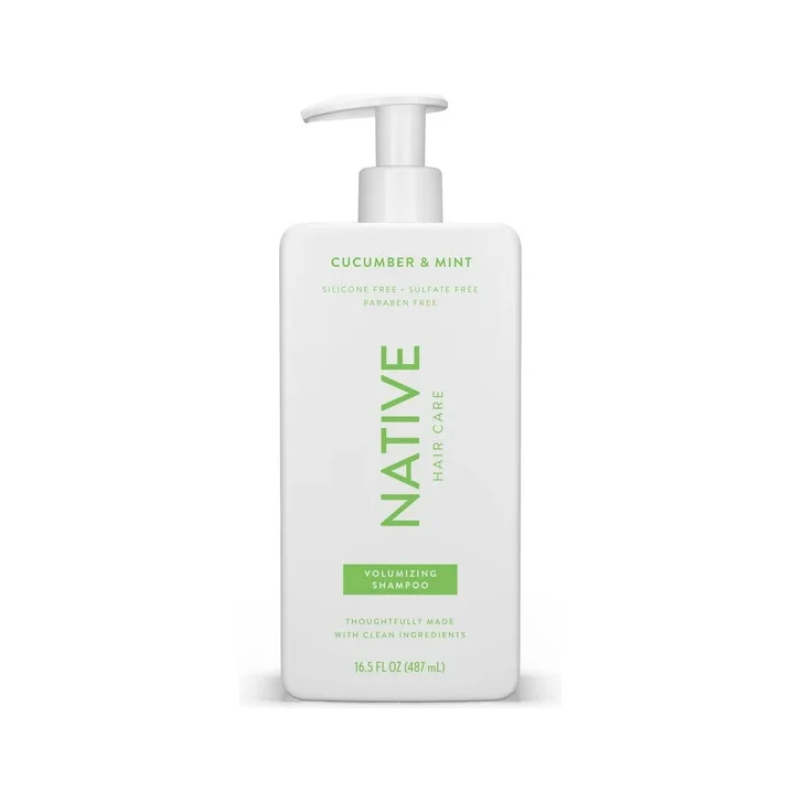 Native Volumizing Shampoo, Cucumber & Mint, Sulfate & Paraben Free, 16.5 oz