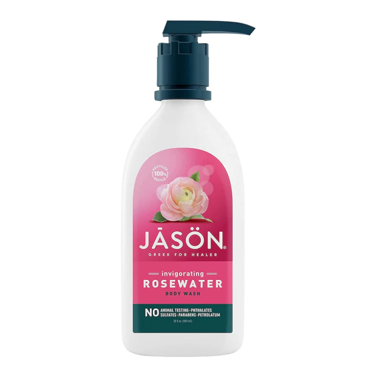J��S?N Body Wash, Rosewater, Invigorating