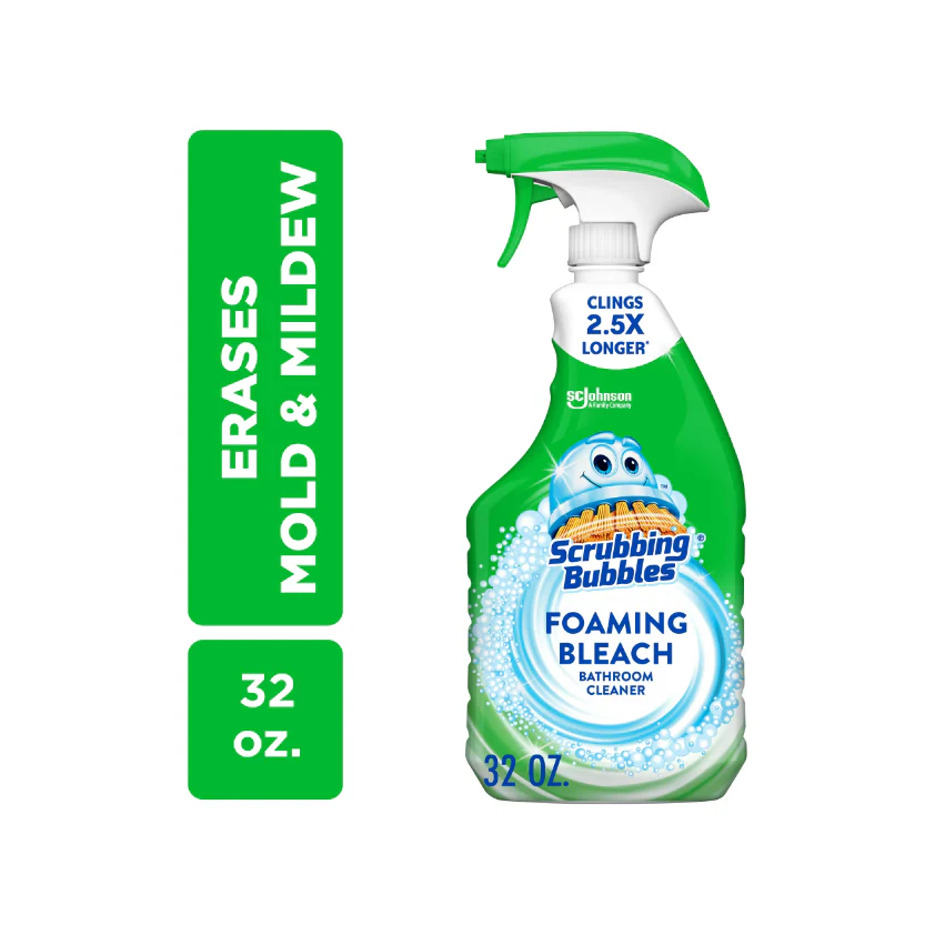 Scrubbing Bubbles Foaming Bleach Bathroom Cleaner, Trigger Bottle, Fresh Scent, 32 oz