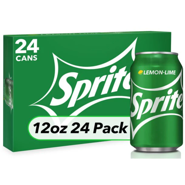 Sprite Caffeine-Free Lemon Lime Soda Pop, 12 Fl Oz, 24 Pack Cans