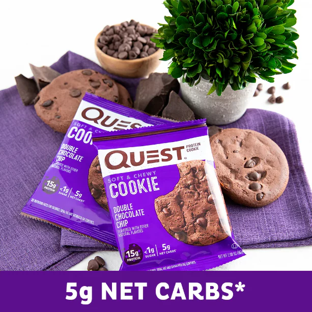 Quest Protein Cookie Double Chocolate Chip 2.08 oz