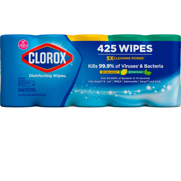Clorox Disinfecting Wipes Value Pack, Bleach Free Cleaning Wipes (85 per pk., 5 pk.)