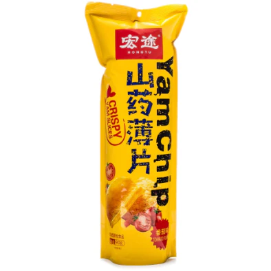 Hongtu Crispy Yam Chips, Tomato Flavor 90 g