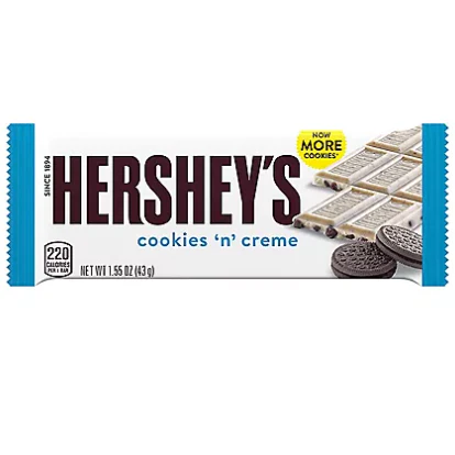 HERSHEY'S COOKIES 'N' CREME 1.55 oz