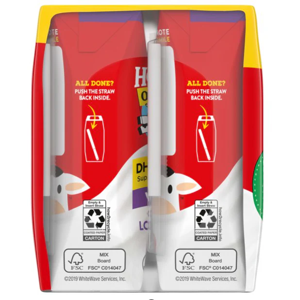 Horizon Organic 1% Lowfat UHT DHA Omega-3 Vanilla Milk, 8 Oz., 6 Count