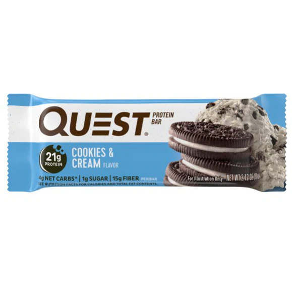 Quest Bar Cookies & Cream 4pk