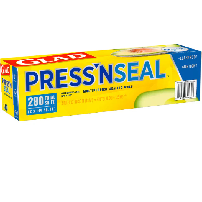 Glad Press'n Seal Food Plastic Wrap (280 sq. ft., 2 pk.)