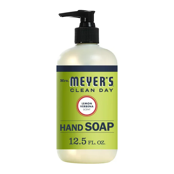 Mrs. Meyer's Clean Day Liquid Hand Soap, Lemon Verbena Scent, 12.5 Ounce Bottle
