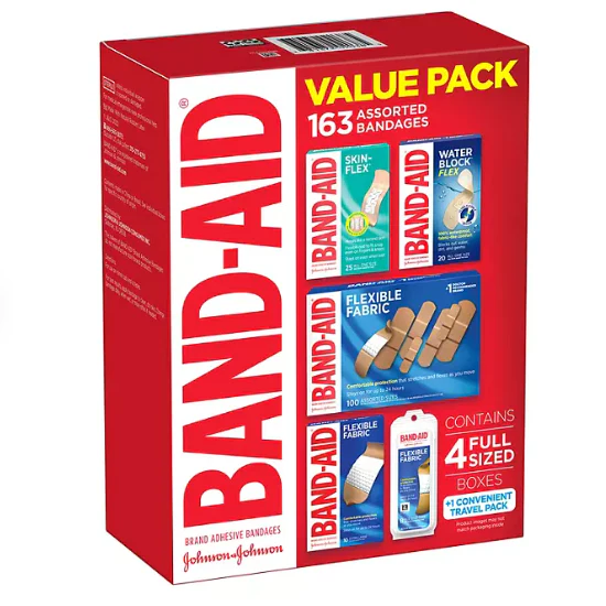 Band-Aid Brand Adhesive Bandages Variety Pack 163 ct.