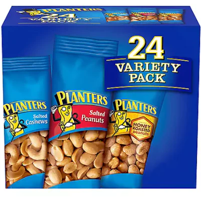 Planters Nuts Cashews and Peanuts Variety Pack (40.5 oz., 24 ct.)