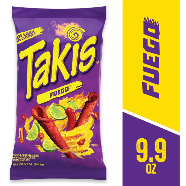 Takis Fuego Flavored Tortilla Chips, 9.9 Oz
