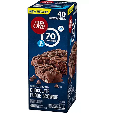 Fiber One Chocolate Fudge Brownies (0.89oz / 40pk)