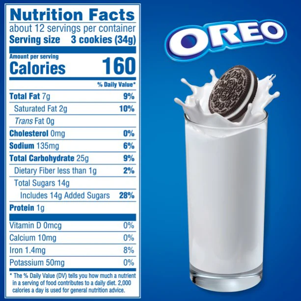 Oreo Chocolate Sandwich Cookies, 14.3 Oz