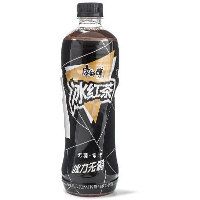 KSF Ice Black Tea Drink, Sugar Free 500 ml