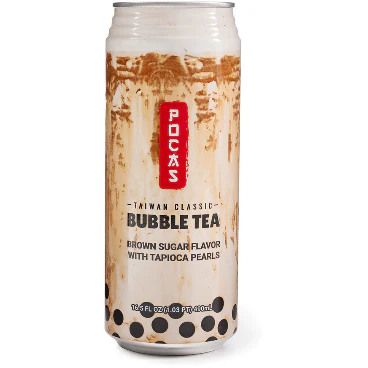 Pocas Brown Sugar Boba Milk Tea 16.5