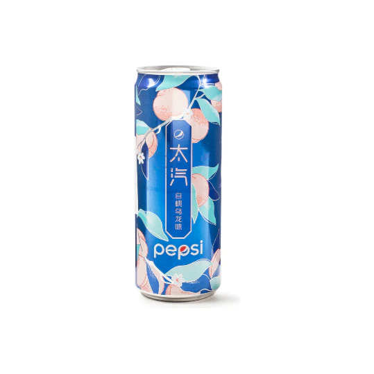 Pepsi White Peach Oolong Flavor Soda 330 ml