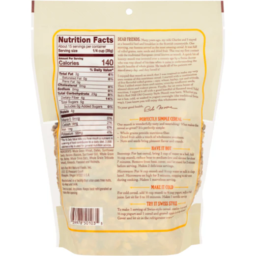 Bob's Red Mill Old Country Style Muesli, 18 oz