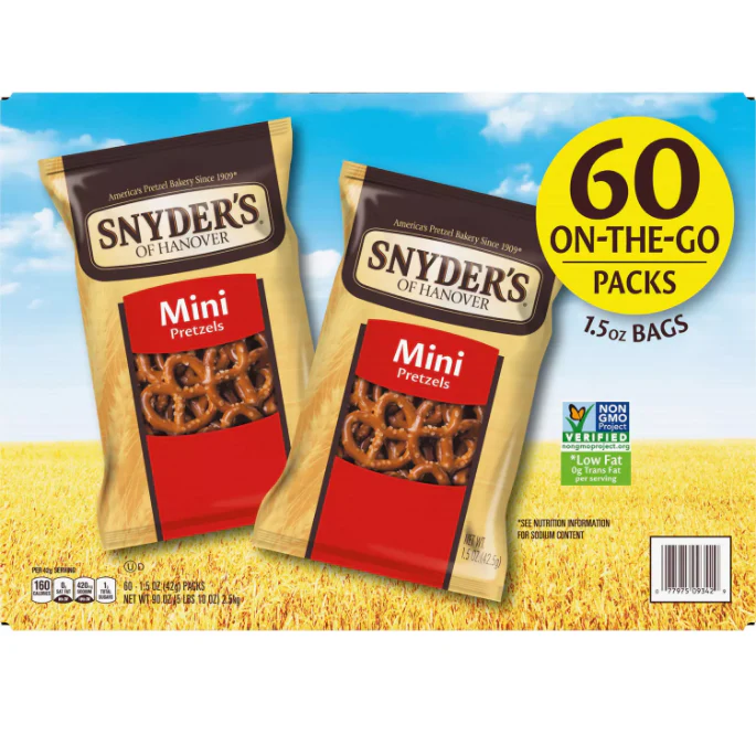 Snyder's Mini Pretzels (1.5 oz., 60 ct.)