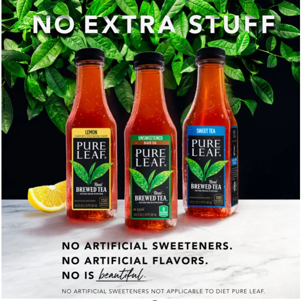 Pure Leaf Raspberry Real Brewed Iced Tea, 16.9 oz, 6 Pack Bottles