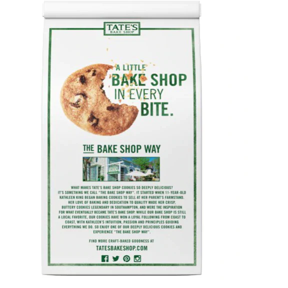 Tate's Bake Shop Gluten Free Chocolate Chip Cookies, 7 oz