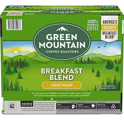 Green Mountain Coffee Breakfast Blend K-Cup Pods (100 ct.)