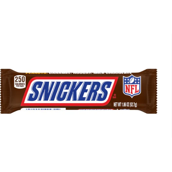 SNICKERS Singles Size Chocolate Candy Bars, 1.86 Oz