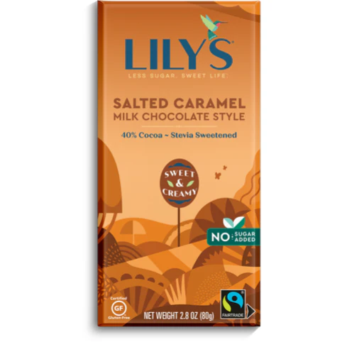 Lily'S Sweets Chocolate Bar Caramelized & Salted 2.8oz