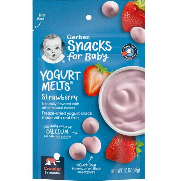 Gerber Strawberry Yogurt Melts, 1 Oz