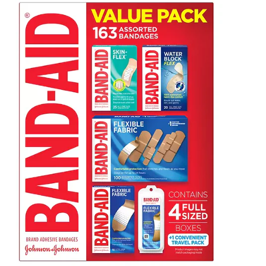 Band-Aid Brand Adhesive Bandages Variety Pack 163 ct.