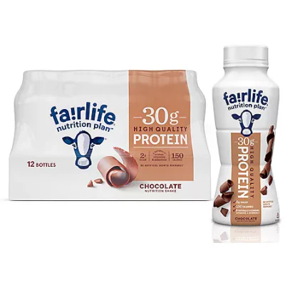 Fairlife Nutrition Plan Chocolate, 30 g Protein Shake (11.5 fl. oz., 12 pk.)