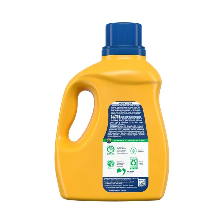 Arm & Hammer Clean Burst, 105 Loads Liquid Laundry Detergent, 105 fl oz