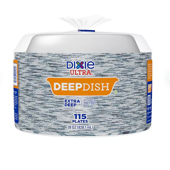 Dixie Ultra Extra Deep Dish Paper Plate (28 oz., 115 ct.)